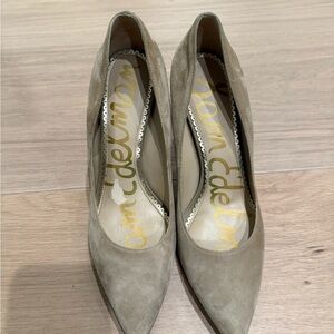 Sam Edelman Women's Tan Suede Pumps